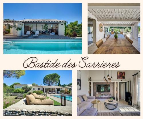 Bastide des Sarrières à -d'1 km de Lourmarin - Piscine chauffée, cuisine d'été, pool house, sauna