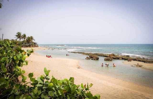 Beach front property in Barceloneta, one hour drive North West of San Juan, PR.