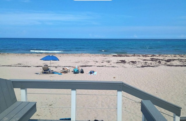 Beachfront 1BR Retreat in Ocean Ridge, Steps from the beach