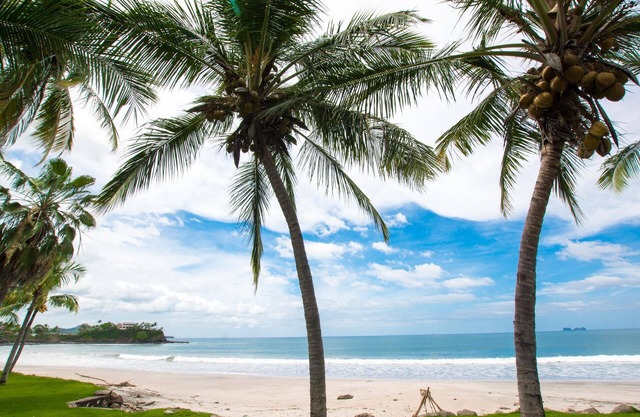 Beachfront Condo with Warm, Rustic Interiors & Direct Access to Playa Flamingo