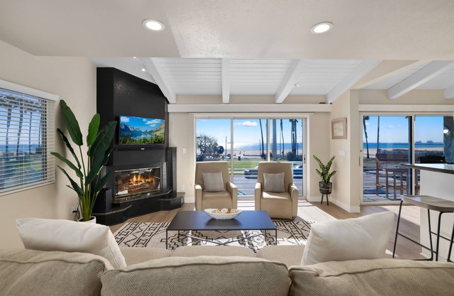 Beachfront Getaway w/Breathtaking Ocean Views; Steps from Beach and Main Street