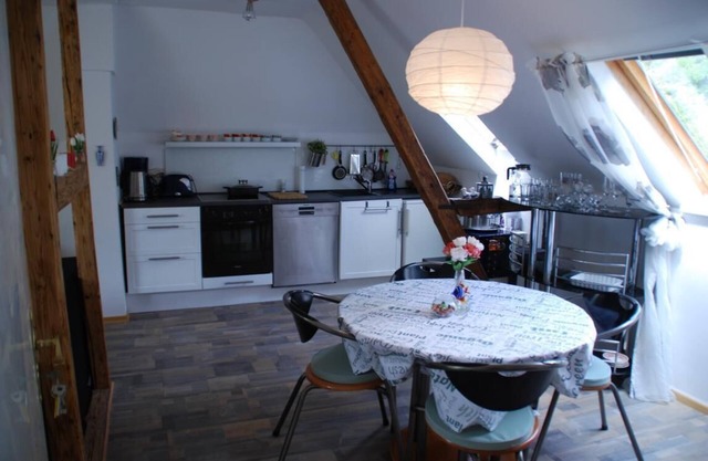 Beautiful and cozy apartment with a view of the Rhine and greenery