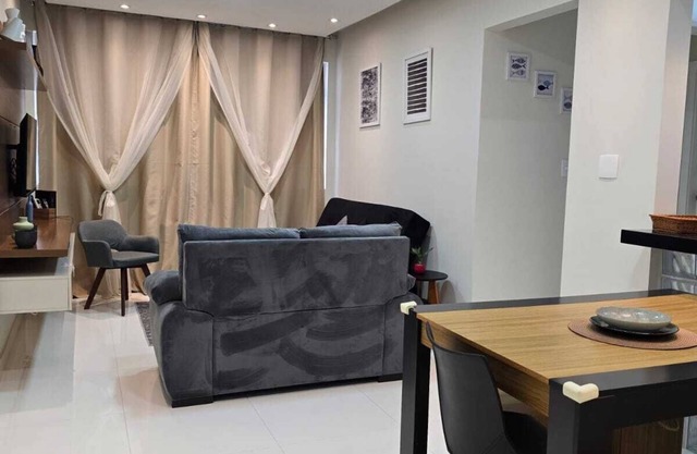 Beautiful apartment in Santos, just a few steps from the beach and close to Praiamar Shopping Mall