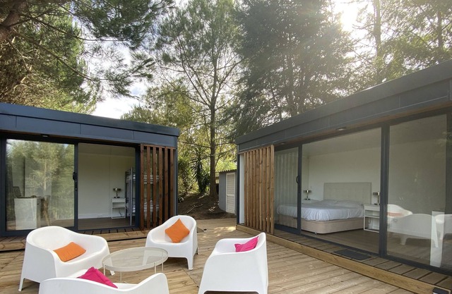 beautiful domain with tennis / football field in an oasis of peace