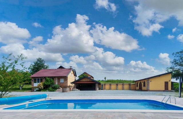 Beautiful home in Vrhovina with WiFi, Outdoor swimming pool and Heated swimming pool