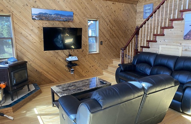 Beautiful modern house on Deka Lake with private dock and hot tub.