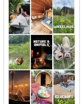Bed & Wellness Klein Knorrestein with private hottub and sauna and tandembike rental included in price
