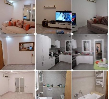 Bel appartement meublé situé à Laouina