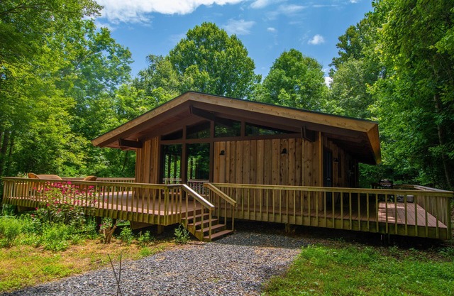 Blue Ridge Mountain Chalet - 13 Acres: Private and Modern!