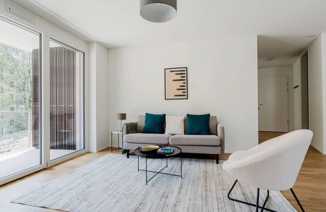 Blueground | Wiedikon, balcony & w/d, nr market