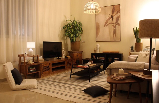 Boho Style Cozy 1 BHK Apartment