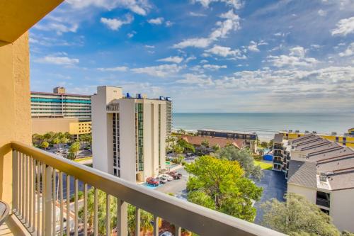 Breezy Myrtle Beach Condo with Balcony and Views!