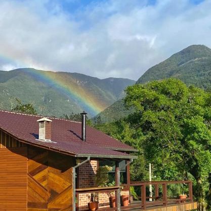 Cabana com visual incrível para a Serra