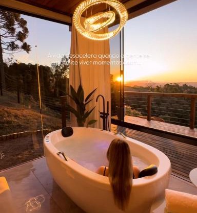 Cabana espelho das nuvens