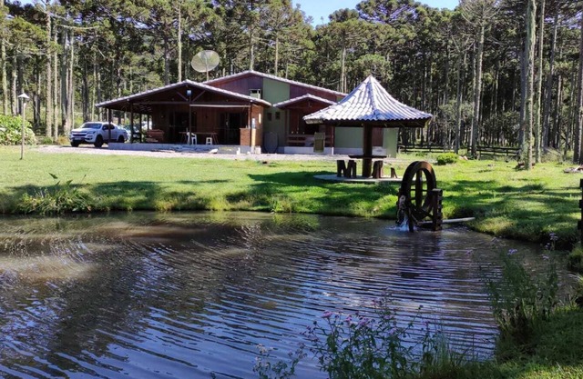 Cabin on the Lake in São Joaquim-SC. Enjoy special moments. Pets allowed.