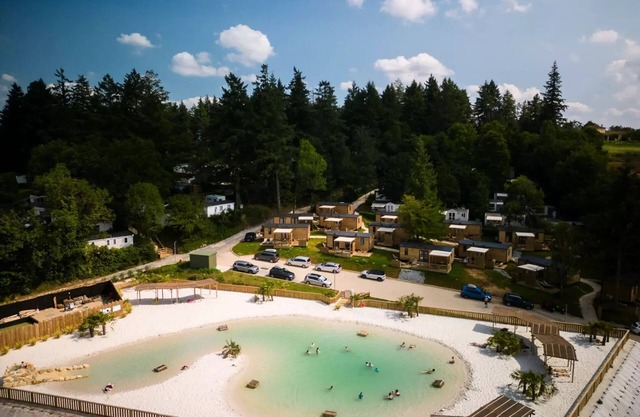 Camping Sunêlia Le Séquoia * - Mobil home Prestige Plus 32m² 2 chambres - climatisé 5 personnes