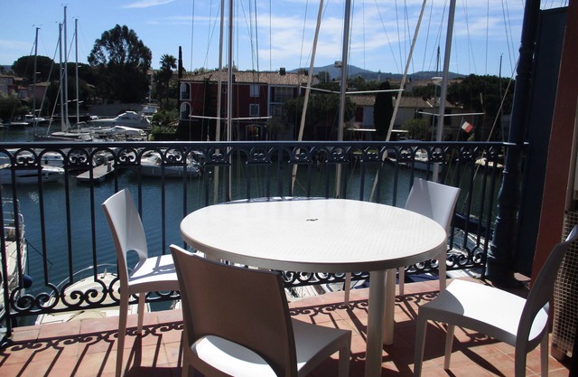 Canal view apartment in Port Grimaud near St Tropez