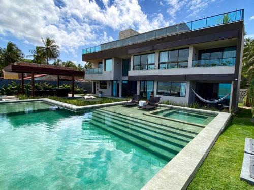 Casa Akumal, Pé na areia, 6 suítes vista mar