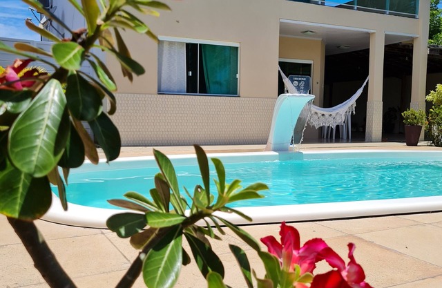 (Casaparatemporada15) 4 bedrooms with access to the beach and Jacuípe river