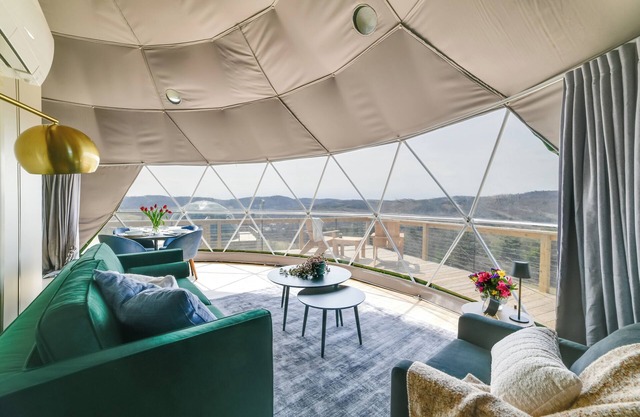 Catskills Glamping at ‘The Deer Dome’ in Franklin!