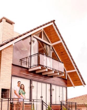 Chalé Cruzeiro do Sul, hidromassagem, 2 min Thermas Machadinho-RS#2