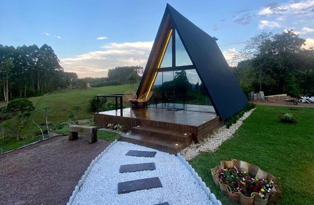 Chalé Miraflores em São Martinho com vista para as montanhas