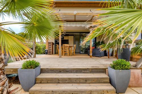 Chalet Avec Piscine -Pomérols