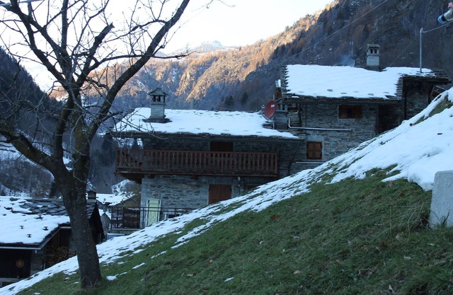 Champorcher, Typical chalet from the 1700s