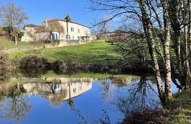 Character property with large swimming pool