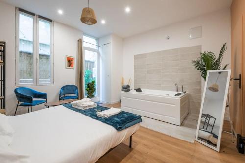 Charmant cocon avec jacuzzi - Bordeaux Centre