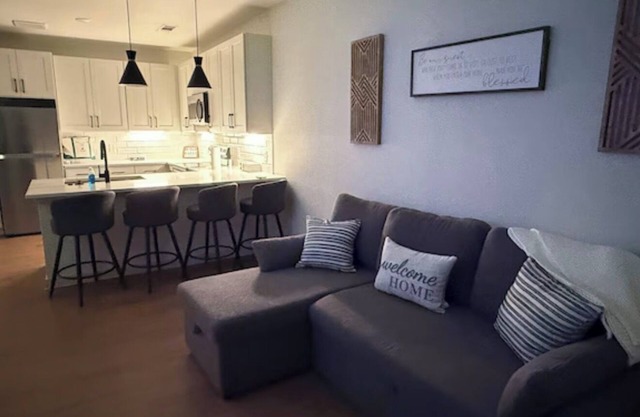 Charming apartment with lake view.