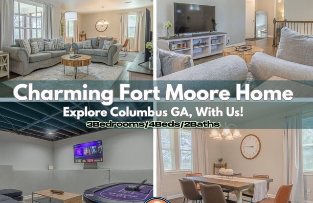 Charming Spacious Home Near Fort Moore| Game Room