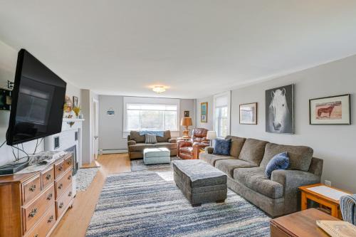Cherryfield Home with Decks On Historic Horse Farm