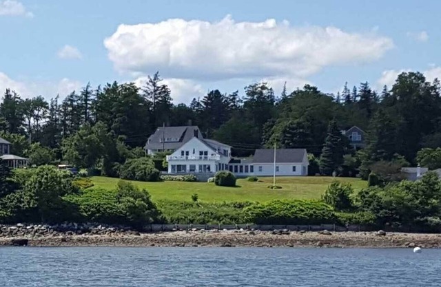 Classic Coastal Maine Retreat with Private Beach & Spectacular Waterfront Views