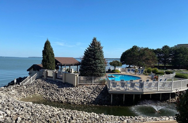 Coastal farmhouse condo right on the water!