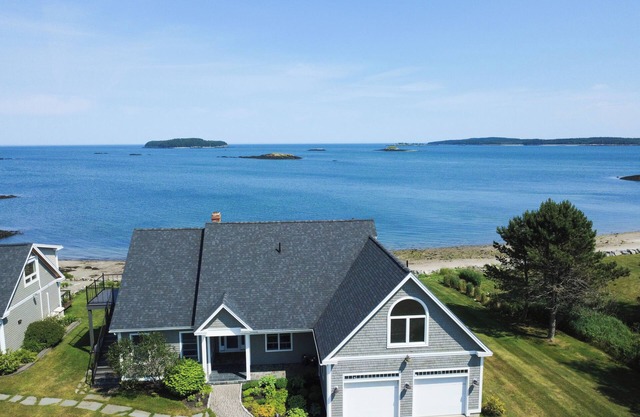 Coastal Serenity… Maine Oceanfront Home with Private Beach Access