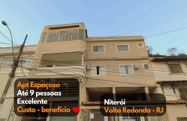 Comfortable apartment for 7 people in Niteroi Volta Redonda