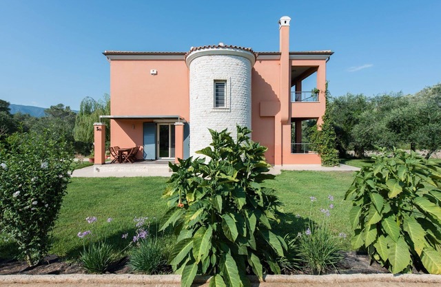 Contemporary Corfu Retreat | 3 Bedrooms | Villa Girasole | Artful Decor | Lush.