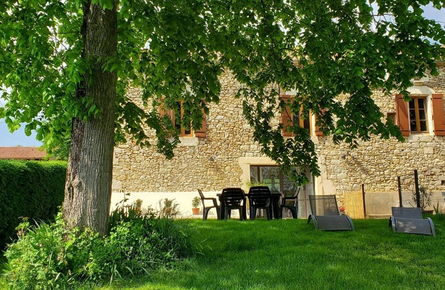 Cottage on the farm under the lime trees
