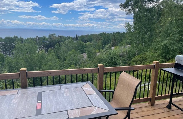 Cottage view over Lake Superior
