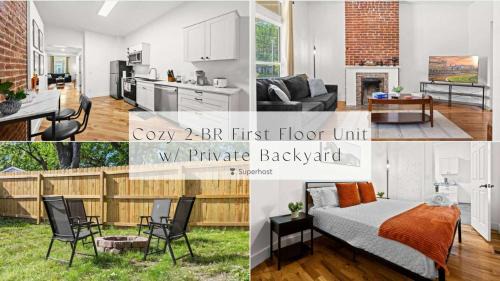 Cozy 1st-Floor Flat 2BR Backyard Free Parking
