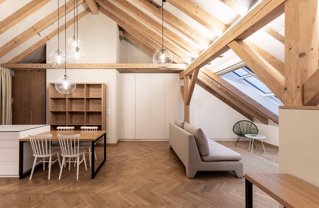 Cozy Attic Loft with Terrace in Prime Location