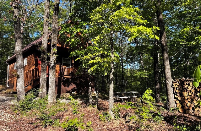 Cozy little cabin in our little woodland village - access to the pond & meadow