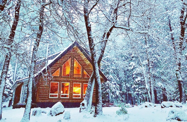 Cozy Log Cabin on 3 Acres Near Lassen Volcanic National Park
