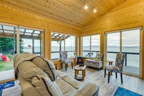 Deck and Panoramic Views Bayfront House in Homer!