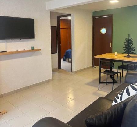 Depto. equipado, Dos Habitaciones, Centro Tulancingo