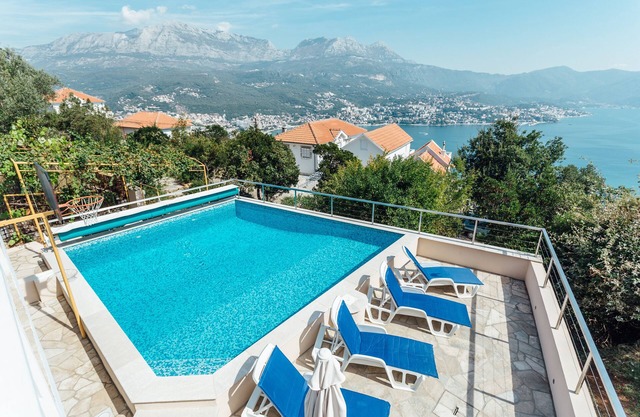 Detached Villa with Private Heated Pool and Uninterrupted View of Boka Kotorska