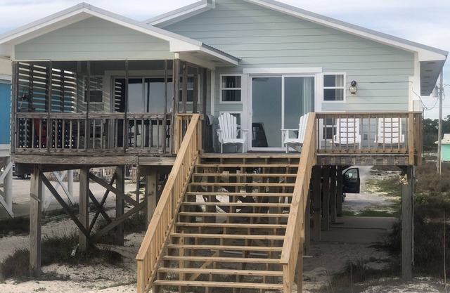 Directly On Fort Morgan Beach! 4 BR 2 Bath Home