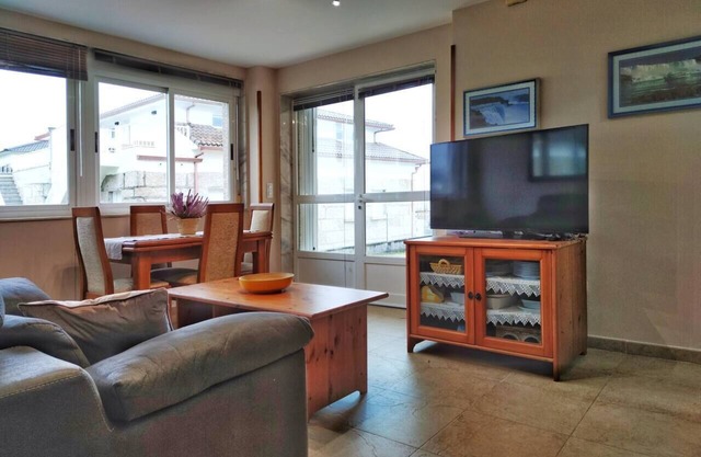 Disconnectaengalicia La Lanzada, on the beach