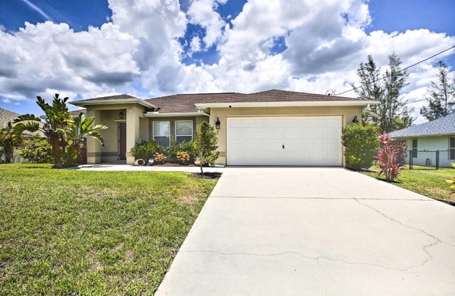 Dock and Canal Access Cape Coral Family Home